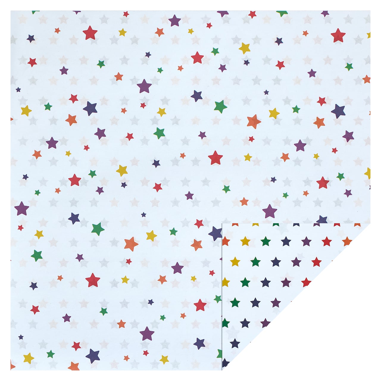 Rainbow Star Double-Sided Cardstock Paper by Recollections™, 12" x 12"